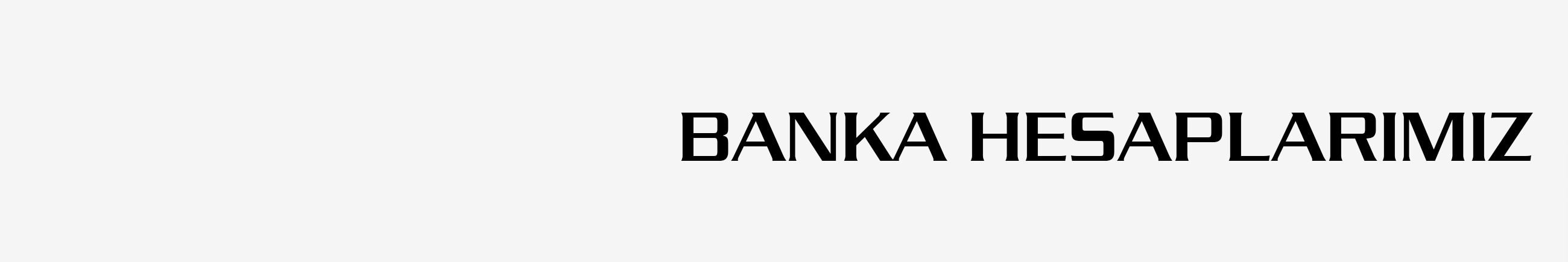 Banka Hesapları